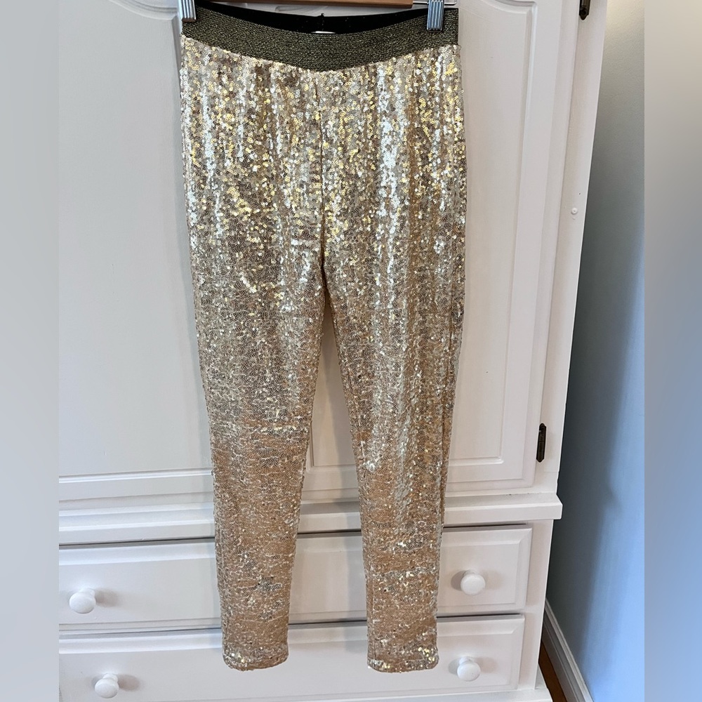 Sequin pants size S